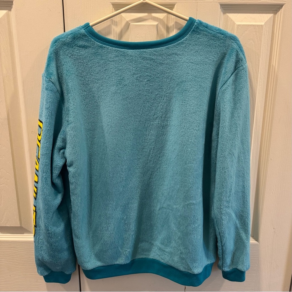 Sold! NWT, NEVER WORN! Plush Charlie Brown Blue Graphic Sweatshirt - Picture 2 of 3